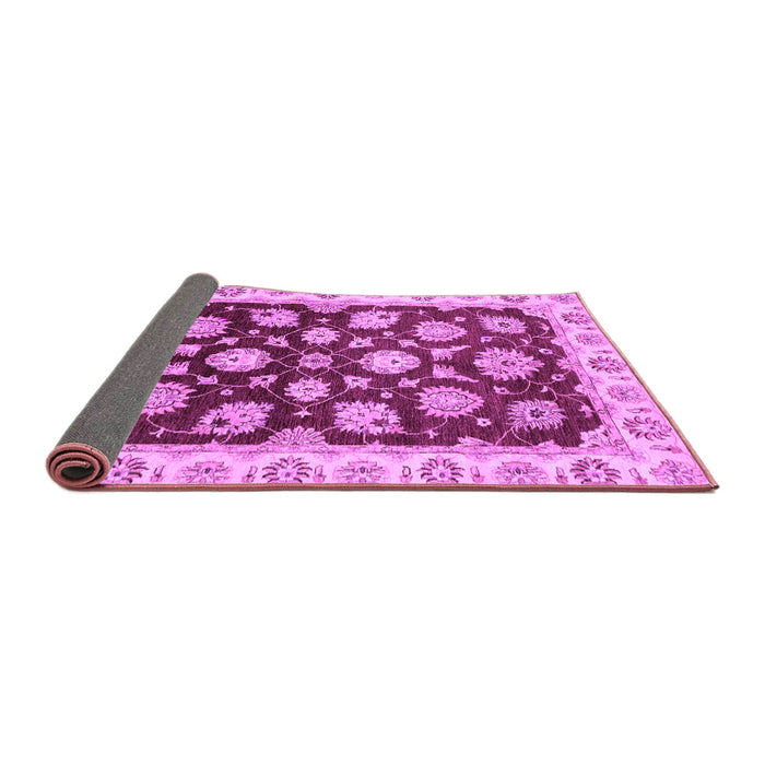 Sideview of Oriental Purple Traditional Rug, abs4081pur