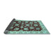 Sideview of Oriental Light Blue Traditional Rug, abs4081lblu