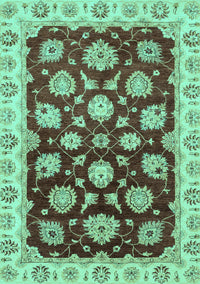 Oriental Turquoise Traditional Rug, abs4081turq