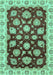 Oriental Turquoise Traditional Rug, abs4081turq