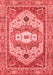 Abstract Red Modern Area Rugs