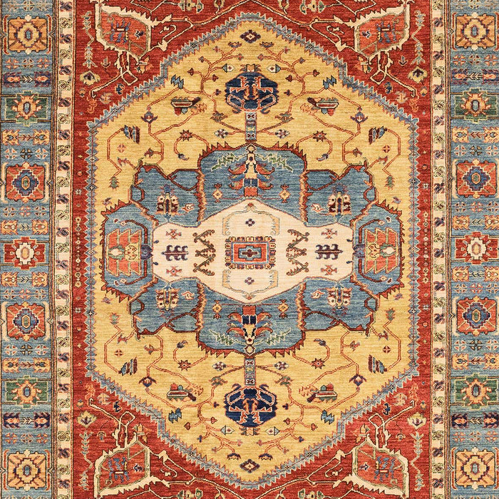 Machine Washable Abstract Chestnut Red Rug, wshabs4082