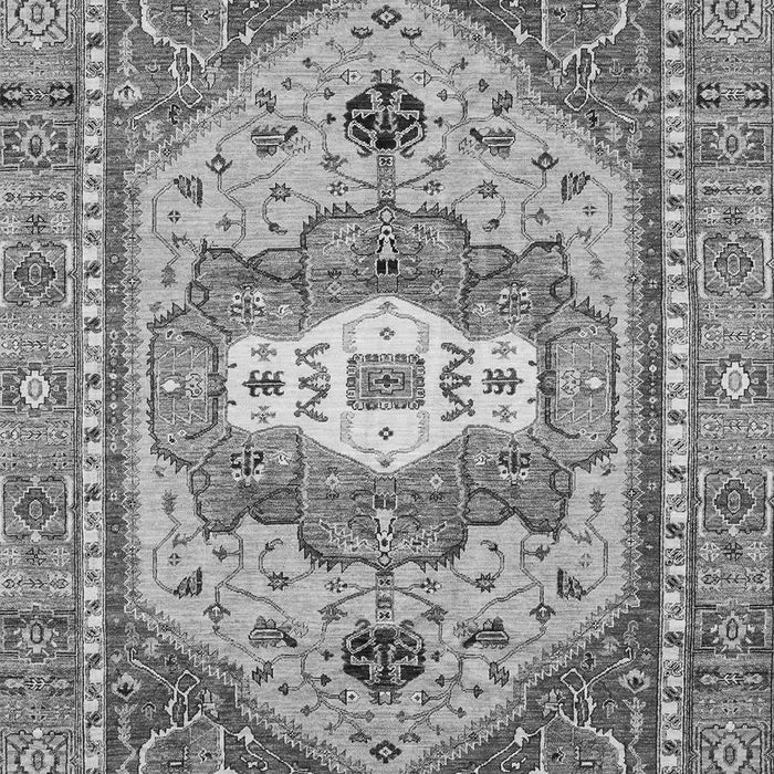 Machine Washable Abstract Gray Modern Rug, wshabs4082gry