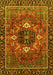 Machine Washable Persian Yellow Traditional Rug, wshabs4083yw