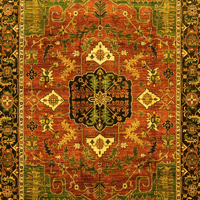 Persian Yellow Traditional Rug, abs4083yw