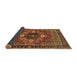 Sideview of Persian Brown Traditional Rug, abs4083brn