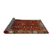 Sideview of Abstract Brown Modern Rug, abs4084