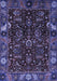 Machine Washable Abstract Blue Modern Rug, wshabs4084blu