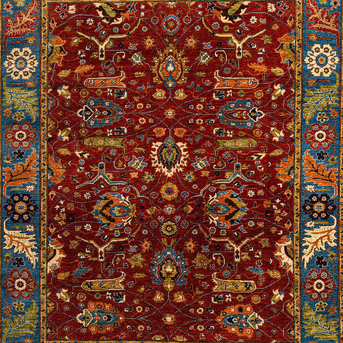 Abstract Brown Modern Rug, abs4084