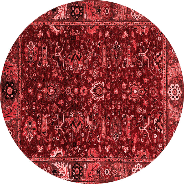 Abstract Red Modern Rug, abs4084red