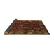 Sideview of Abstract Brown Modern Rug, abs4084brn