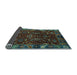 Sideview of Abstract Light Blue Modern Rug, abs4084lblu