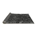 Sideview of Abstract Gray Modern Rug, abs4084gry