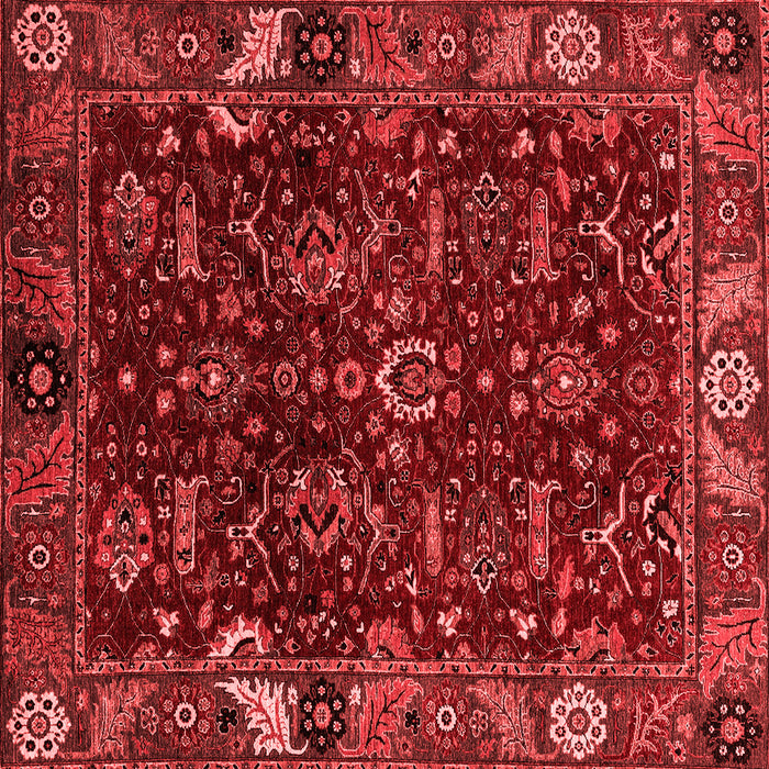 Abstract Red Modern Rug, abs4084red