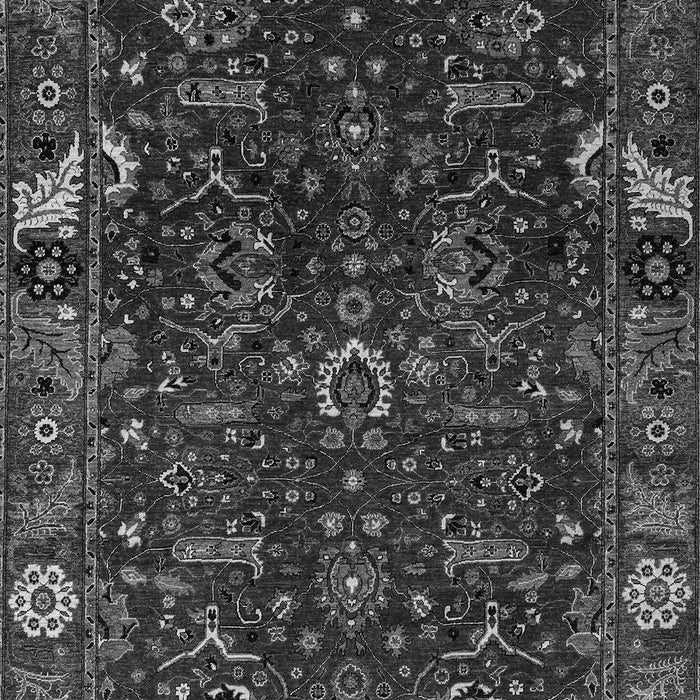 Machine Washable Abstract Gray Modern Rug, wshabs4084gry