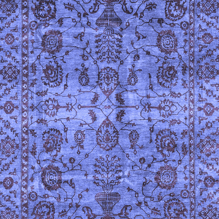 Abstract Blue Modern Rug, abs4085blu