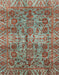 Machine Washable Abstract Brown Red Rug, wshabs4085