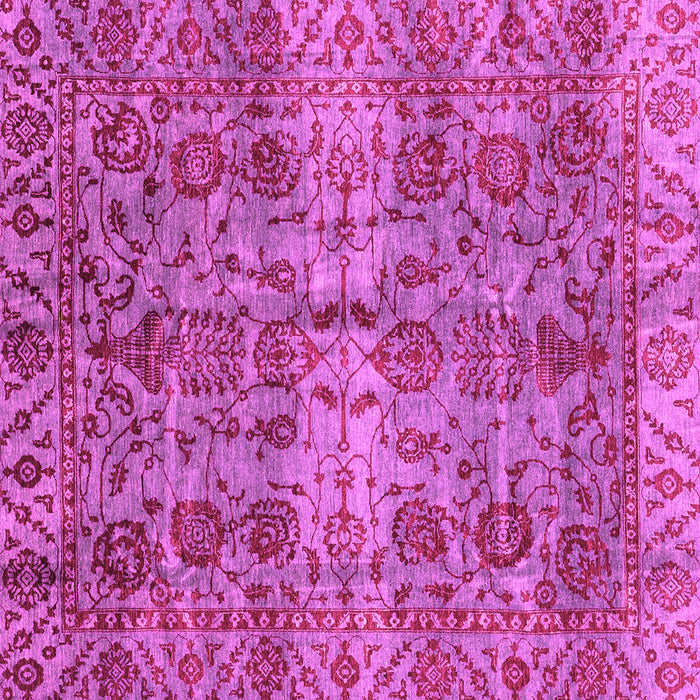 Square Machine Washable Abstract Pink Modern Rug, wshabs4085pnk