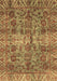 Abstract Brown Modern Rug, abs4085brn