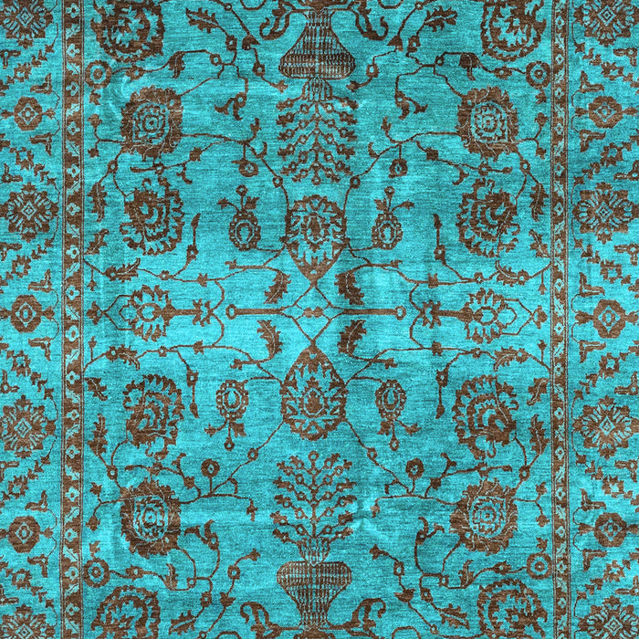 Abstract Light Blue Modern Rug, abs4085lblu