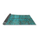 Sideview of Abstract Light Blue Modern Rug, abs4085lblu