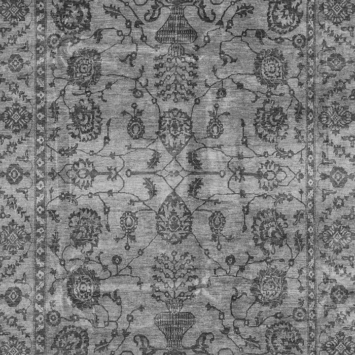 Machine Washable Abstract Gray Modern Rug, wshabs4085gry