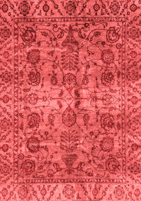 Abstract Red Modern Rug, abs4085red