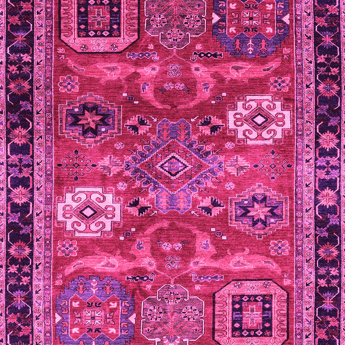Machine Washable Abstract Pink Modern Rug, wshabs4086pnk