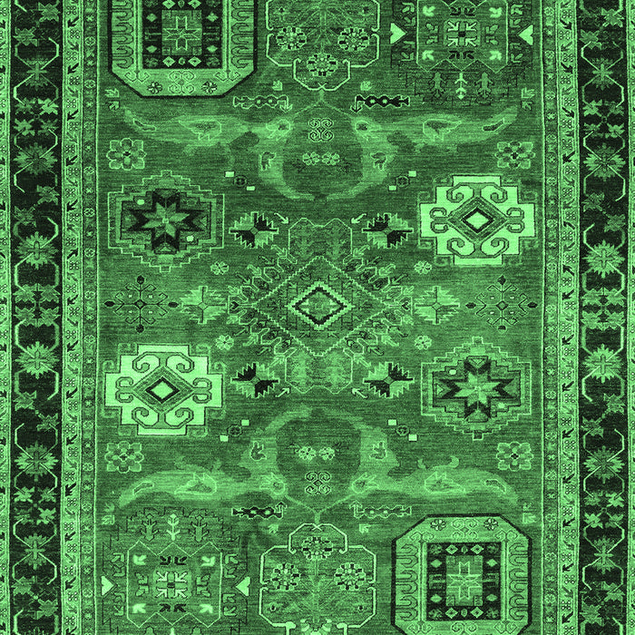 Abstract Emerald Green Modern Rug, abs4086emgrn