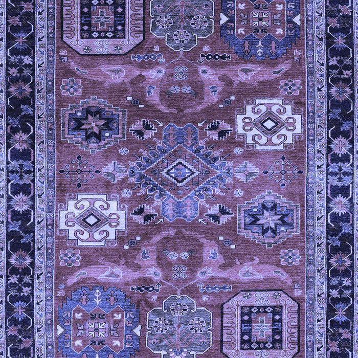 Abstract Blue Modern Rug, abs4086blu