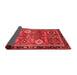 Abstract Red Modern Area Rugs