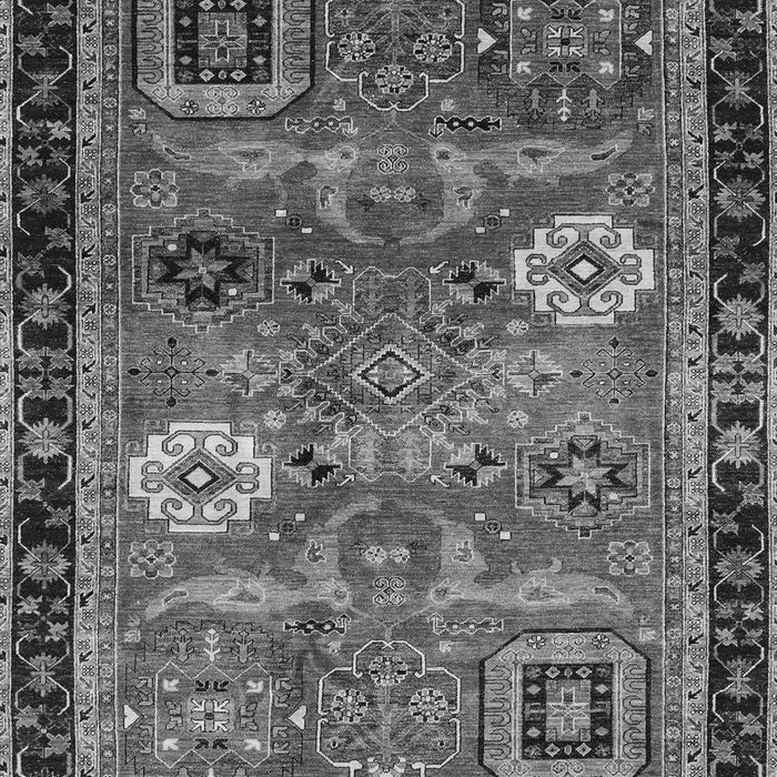 Machine Washable Abstract Gray Modern Rug, wshabs4086gry