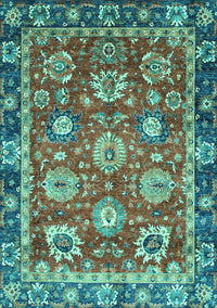 Oriental Turquoise Traditional Rug, abs4087turq