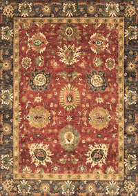 Oriental Brown Traditional Rug, abs4087brn