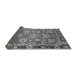 Sideview of Oriental Gray Traditional Rug, abs4087gry