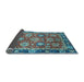 Sideview of Oriental Light Blue Traditional Rug, abs4087lblu