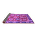 Sideview of Oriental Purple Traditional Rug, abs4087pur