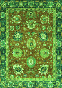 Oriental Green Traditional Rug, abs4087grn