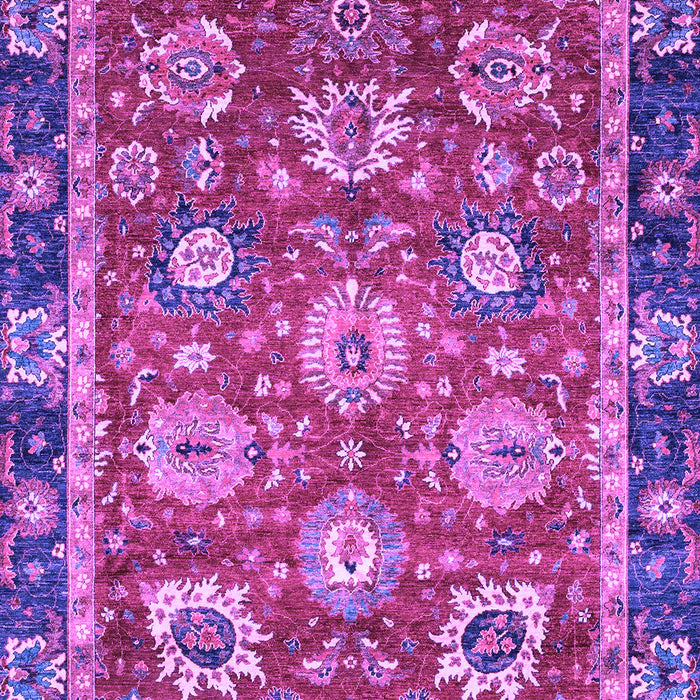 Machine Washable Oriental Purple Traditional Area Rugs, wshabs4087pur
