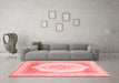 Modern Red Washable Rugs