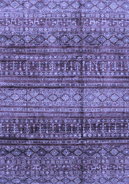Abstract Blue Modern Rug, abs4089blu