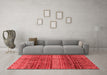 Modern Red Washable Rugs