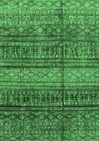 Abstract Emerald Green Modern Rug, abs4089emgrn