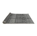 Sideview of Abstract Gray Modern Rug, abs4089gry