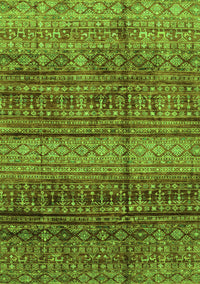 Abstract Green Modern Rug, abs4089grn