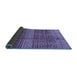 Sideview of Abstract Blue Modern Rug, abs4089blu