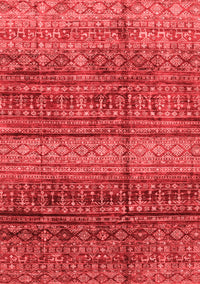 Abstract Red Modern Rug, abs4089red