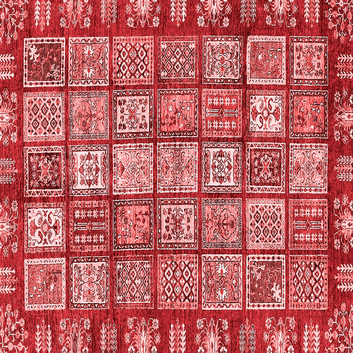 Machine Washable Abstract Red Modern Rug, wshabs408red