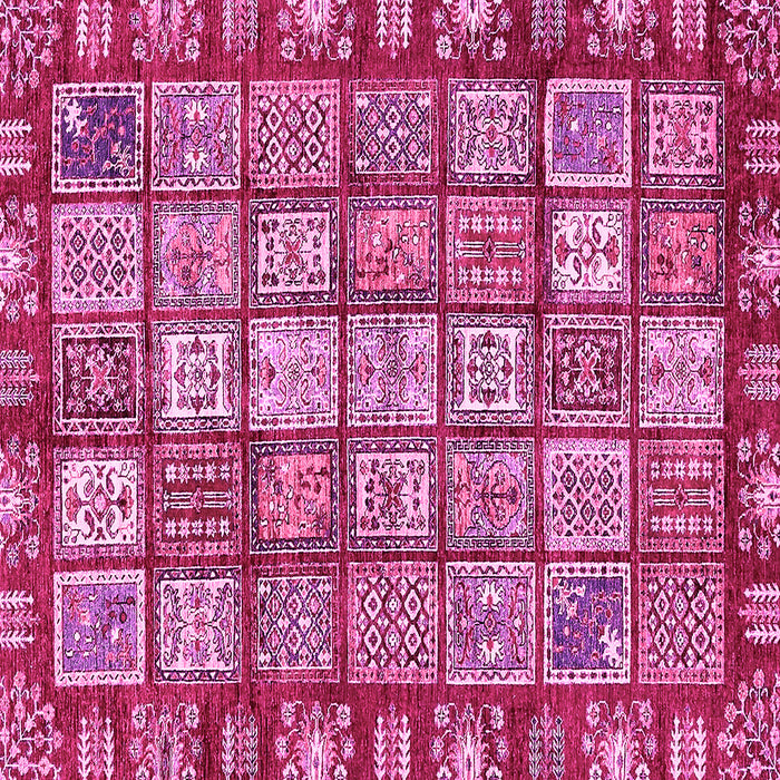 Square Abstract Pink Modern Rug, abs408pnk