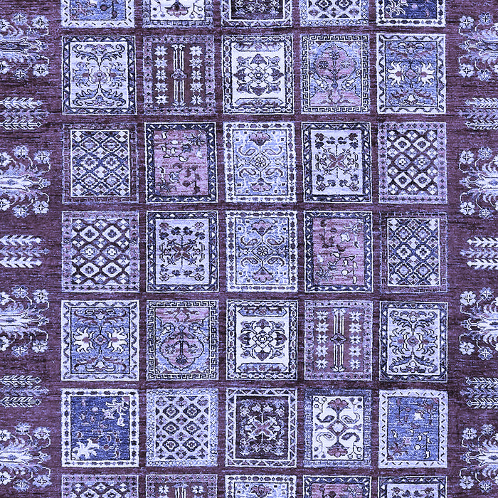 Machine Washable Abstract Blue Modern Rug, wshabs408blu